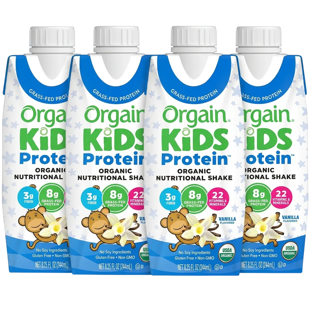 Organic Kids Protein Shake - Vanilla (4 Pack) - Image 2