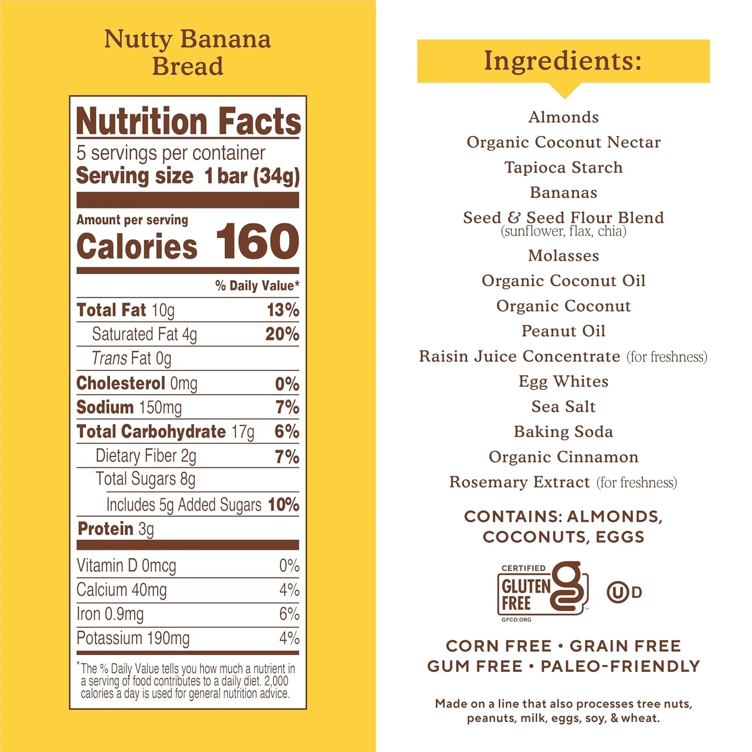 Nutty Banana Bread Soft Baked Bars (3 Pack) - Image 4