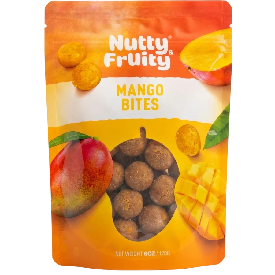 Nutty Fruity Mango Bites
