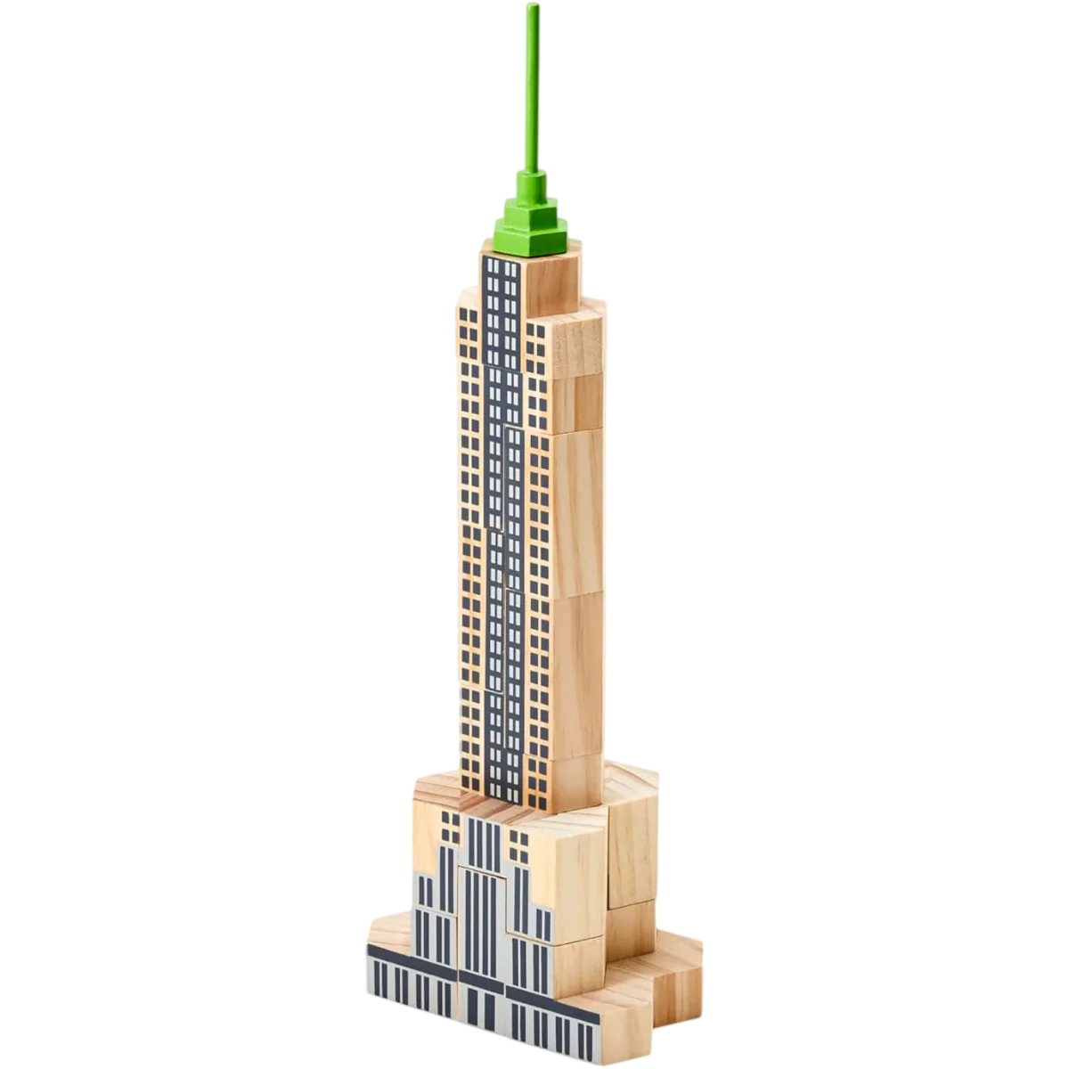 NYC Skyscraper Puzzle - 3D Wooden New York City (14 Pieces)
