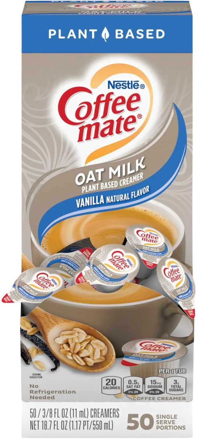 Oat Milk Liquid Coffee Creamer - Vanilla (50 CT)