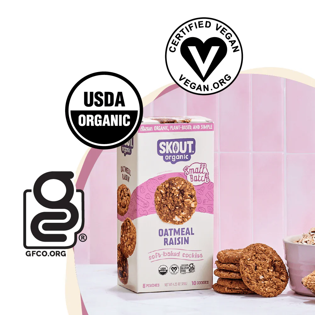 Organic Oatmeal Raisin Soft Baked Cookies - Image 3
