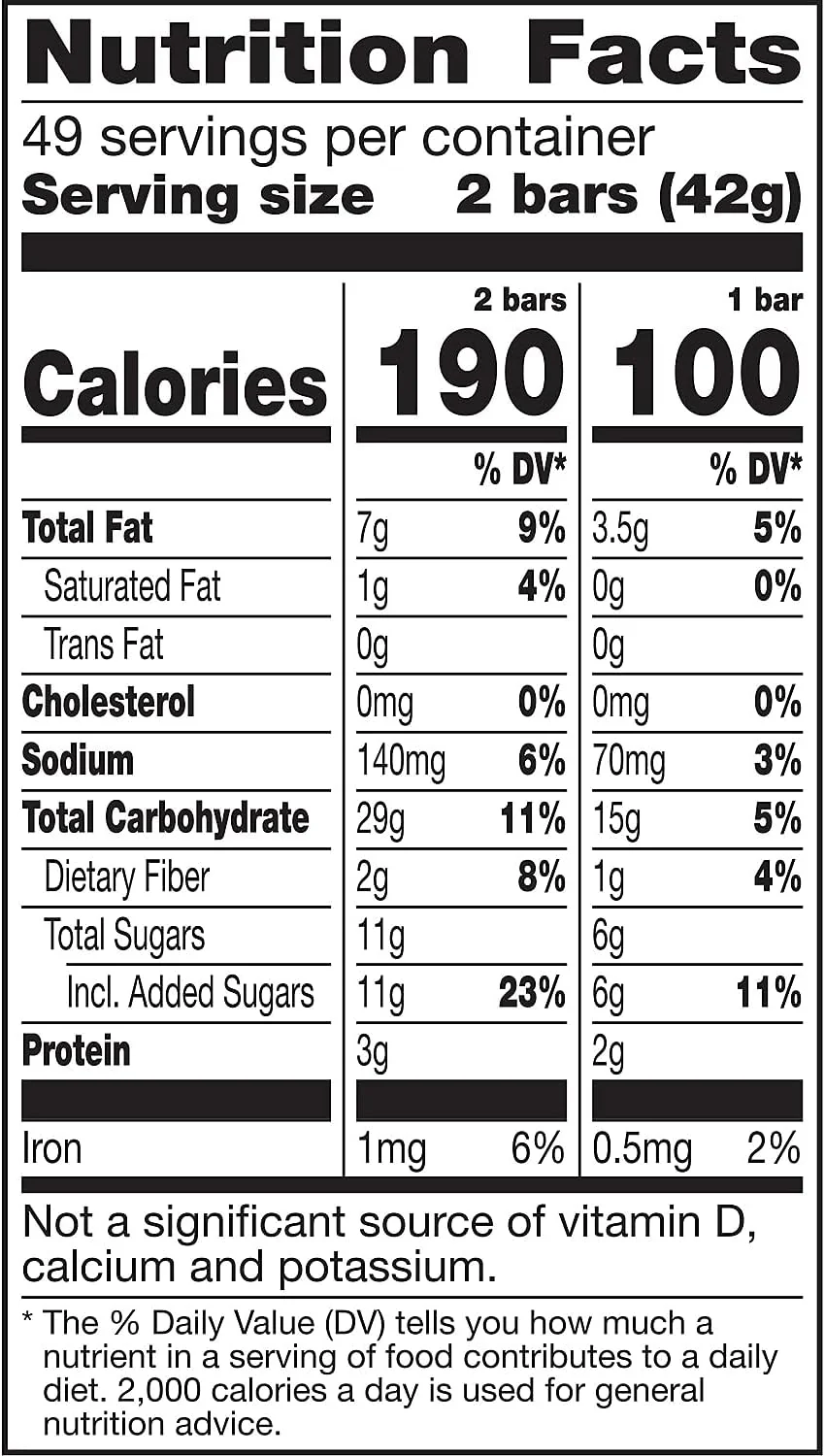 Oats ‘n Honey Crunchy Granola Bars (49 CT) - Image 3