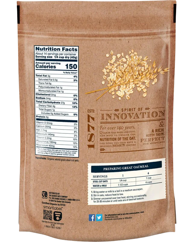 Organic Steel Cut Oats - Image 2