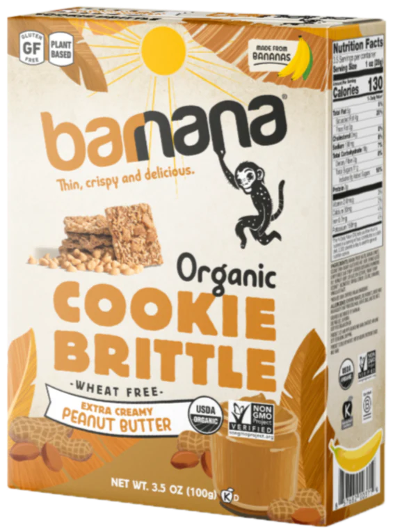 Banana Cookie Brittle - Peanut Butter