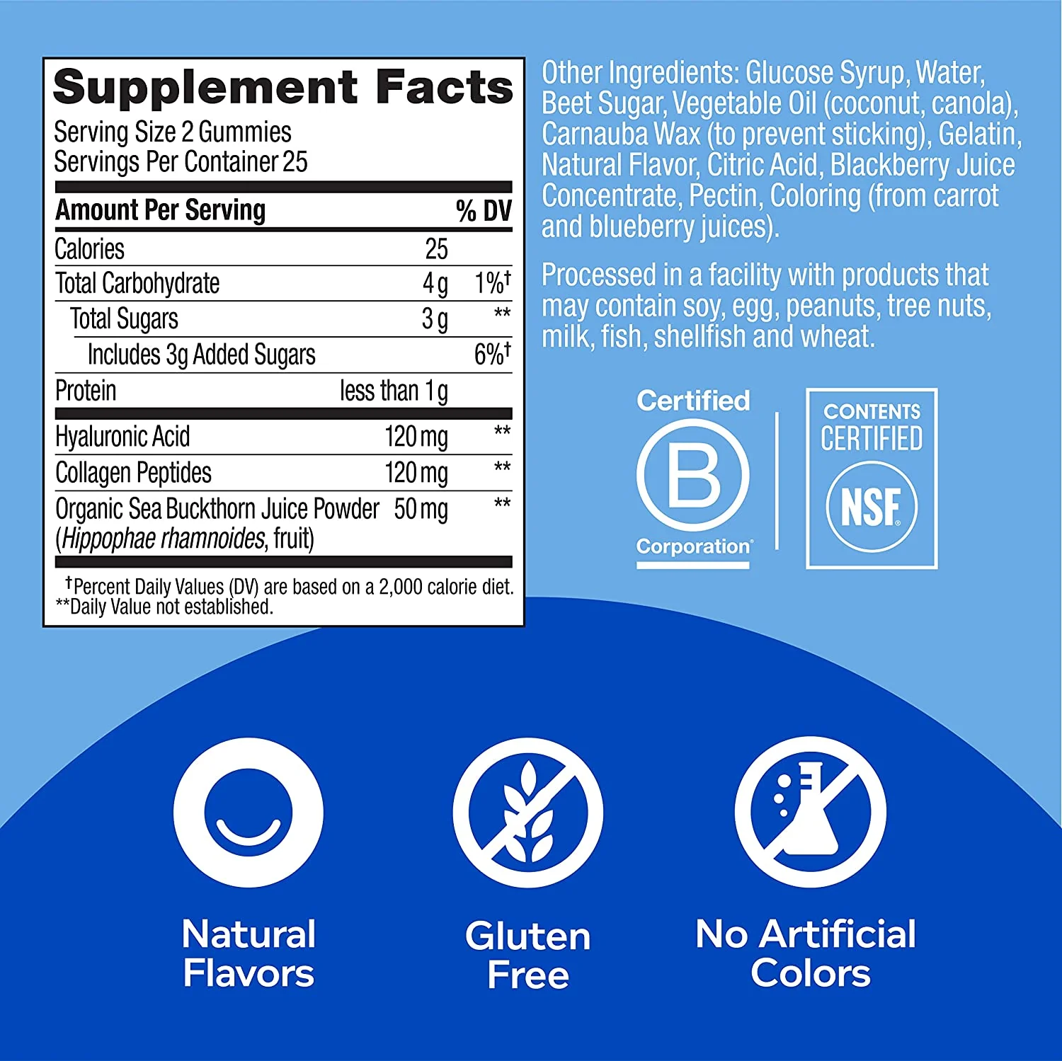 Glowing Skin Collagen Berry Gummies 50Ct - Image 2