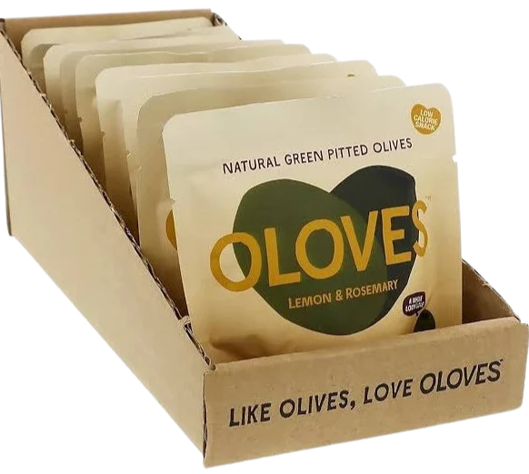 Lemon & Rosemary Pitted Green Olives (10 Pack)