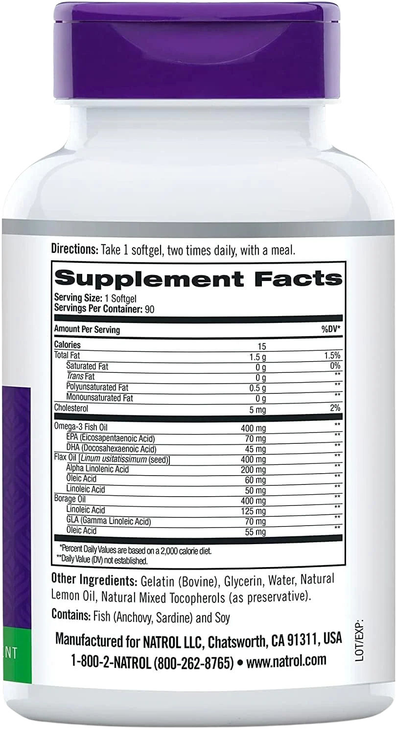 Omega 3-6-9 Complex (90 Softgels) - Image 2