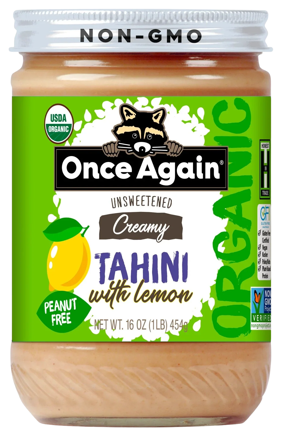 Unsweetened Creamy Tahini With Lemon