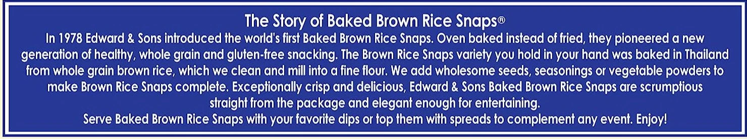 Onion Garlic Brown Rice Snaps - Image 2
