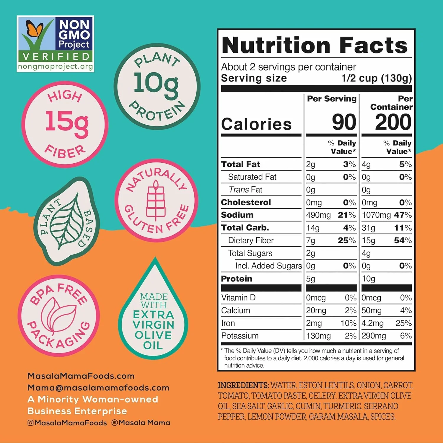 Ooh La La Lentils - Heat and Eat (6 Pack) - Image 5