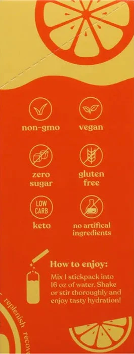 Orange Hydration Powder Drink Mix (10 CT) - Image 2