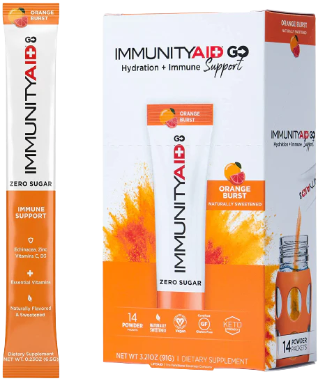 Orange Immunity-Aid Drink Mix 14Pk