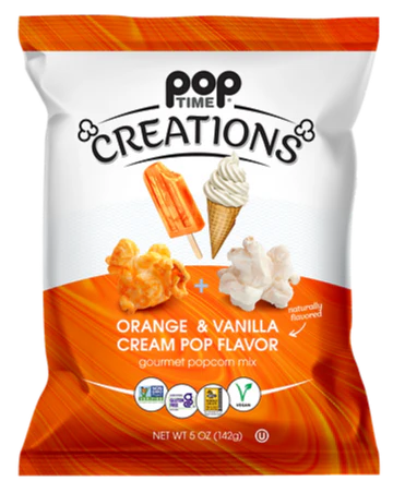 Orange Vanilla Cream Popcorn