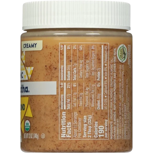 Organic Creamy Almond Nut Butter - Image 2