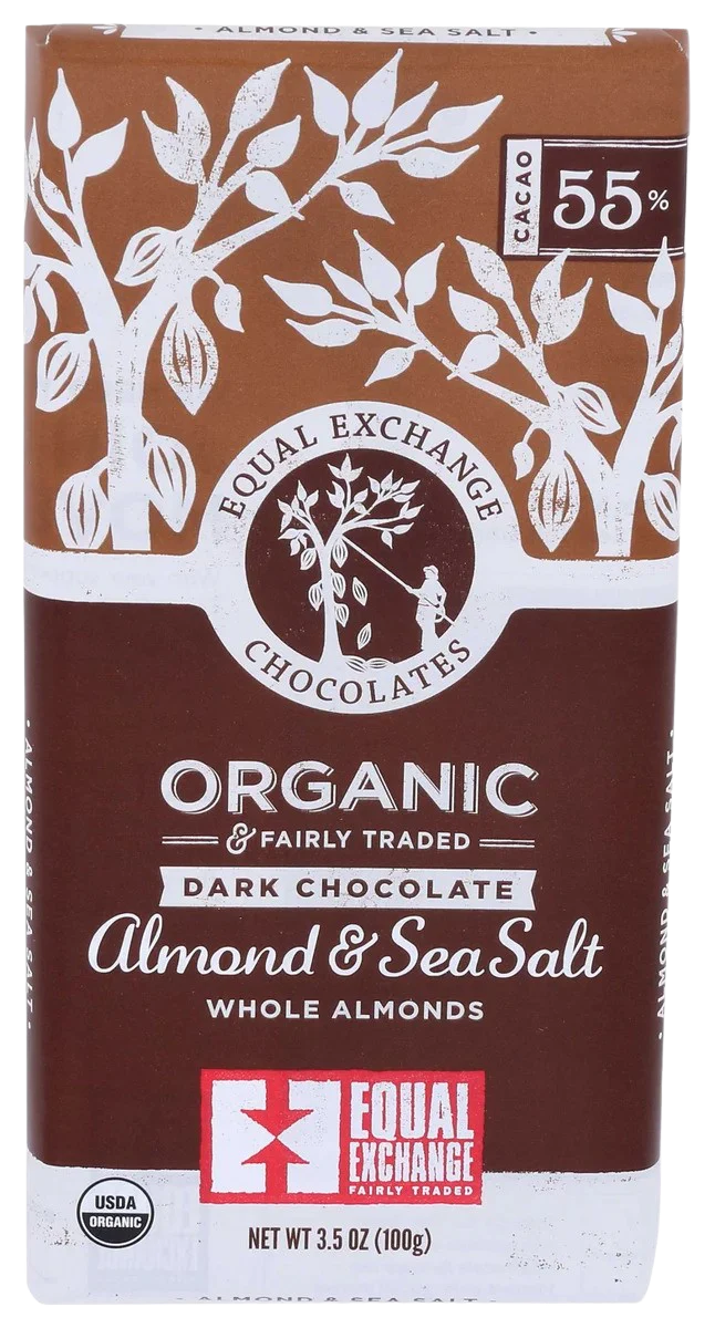Organic Almond Sea Salt Whole Almond Dark Chocolate
