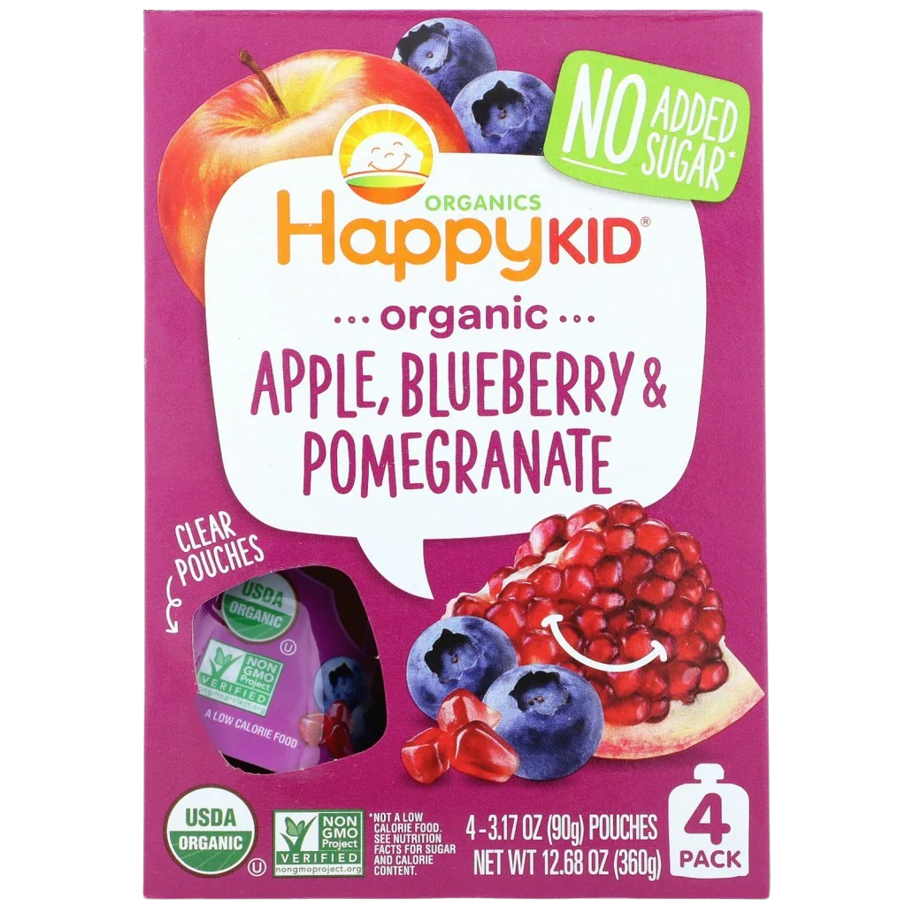 Organic Apple Blueberry & Pomegranate (4 Pack)