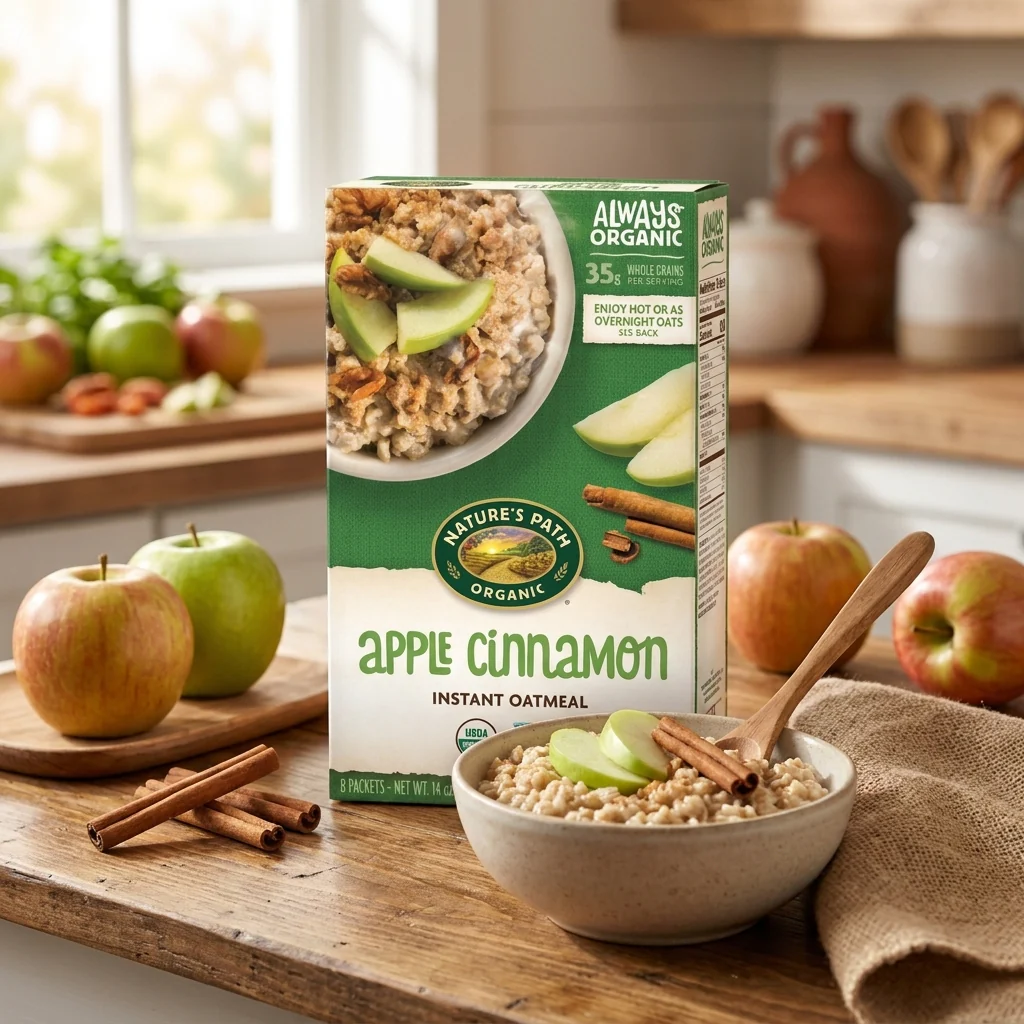 Organic Apple Cinnamon Instant Cereal (8 CT) - Image 3