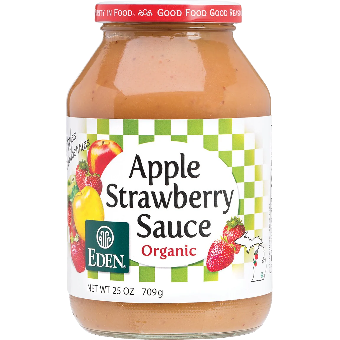 Organic Apple Sauce Strawberry