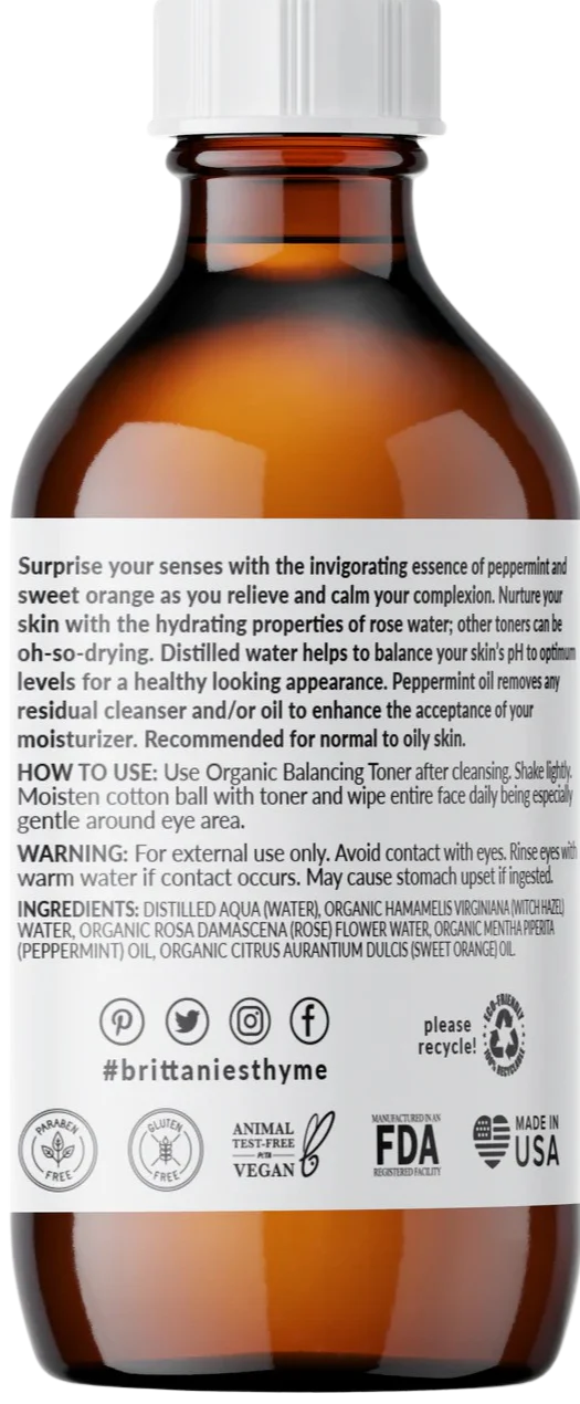Organic Balancing Facial Toner - Image 4