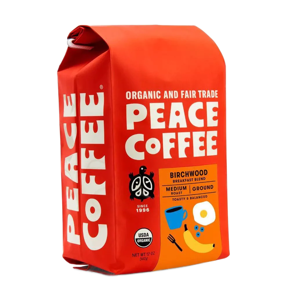 Organic Birchwood Breakfast Blend Medium Roast Ground Coffee - Image 4