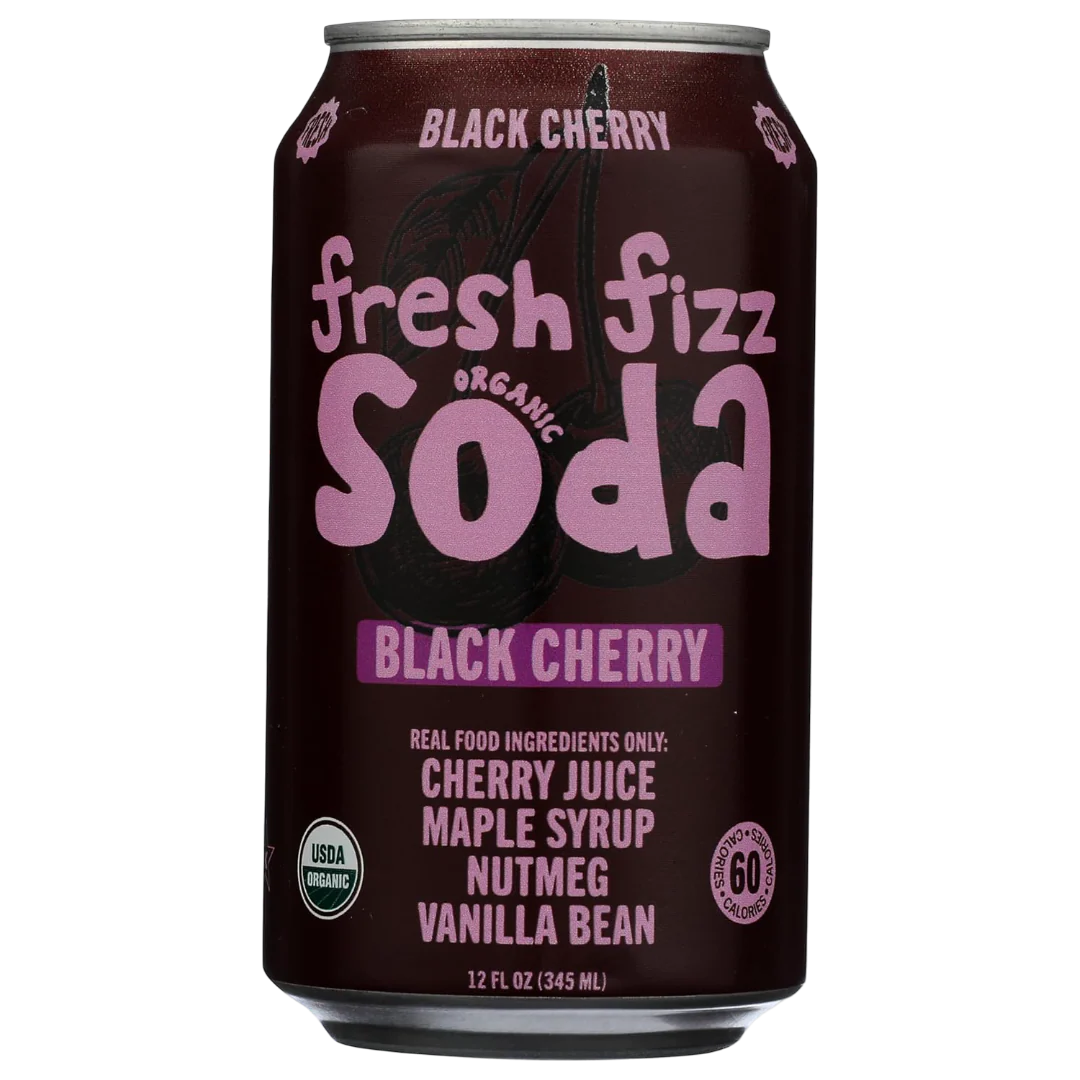 Organic Black Cherry Soda (12 Pack) - Image 2