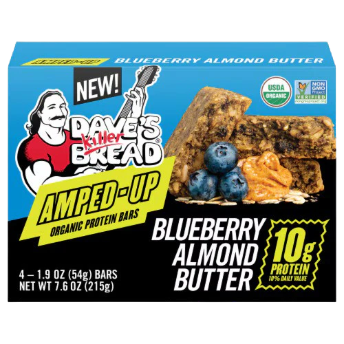 Organic Blueberry Almond Butter Protein Bars