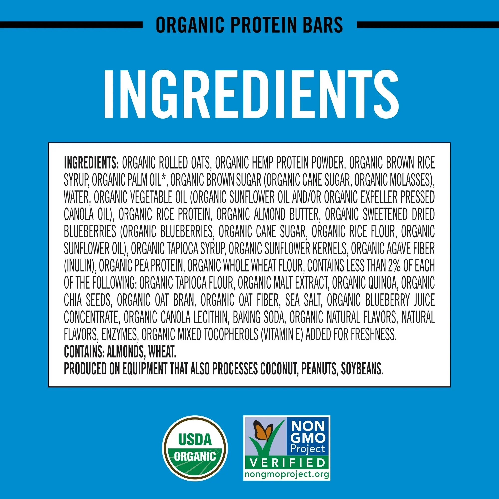Organic Blueberry Almond Butter Protein Bars - Image 2