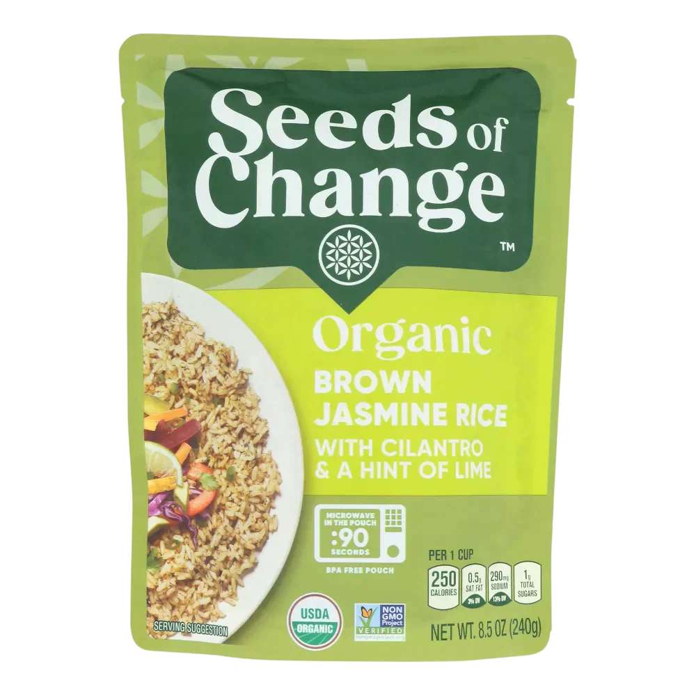 Organic Brown Jasmine Rice With Cilantro