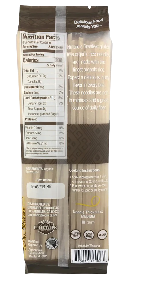 Organic Brown Rice Noodles - Image 2