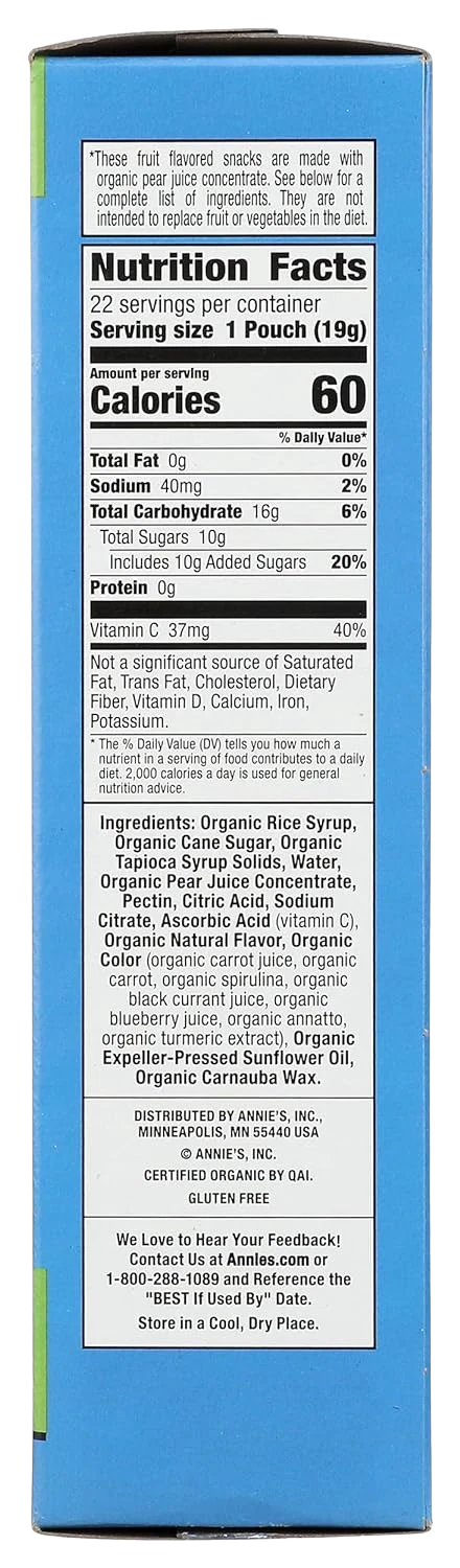 Organic Building Blocks Fruit Snacks (22 CT) - Image 3