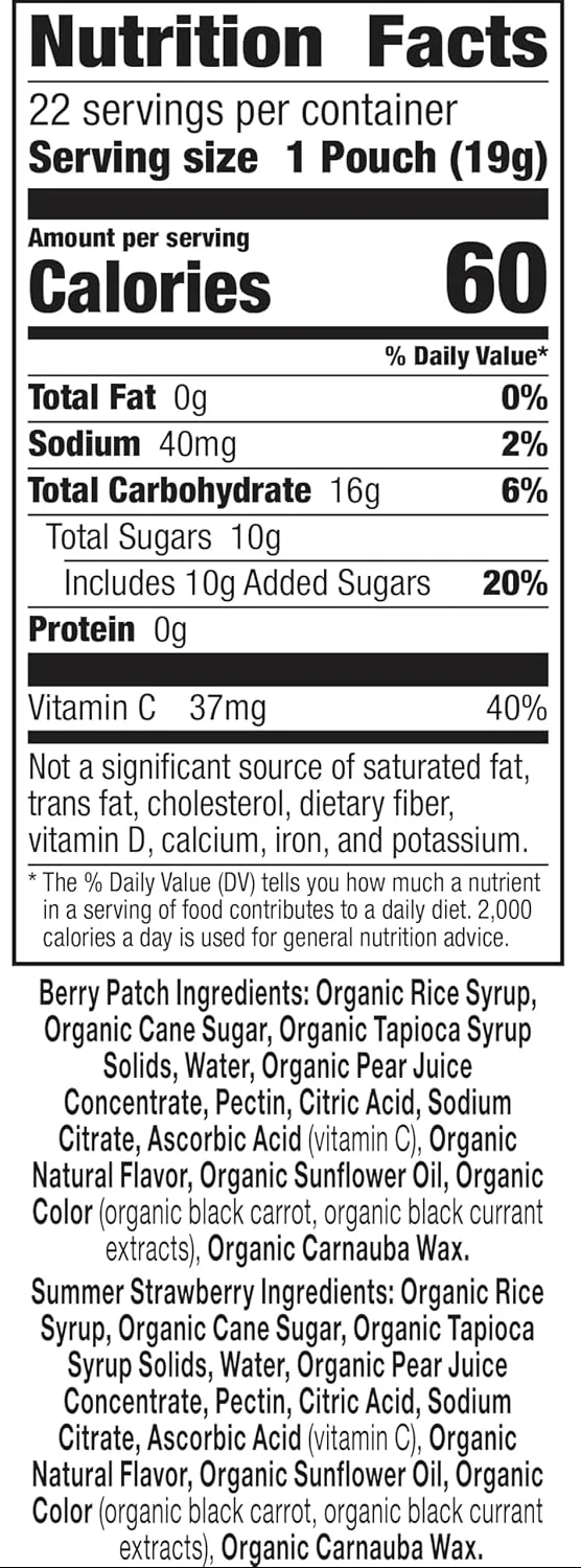 Organic Bunny Fruit Flavored Snacks - Variety Pack - Image 5