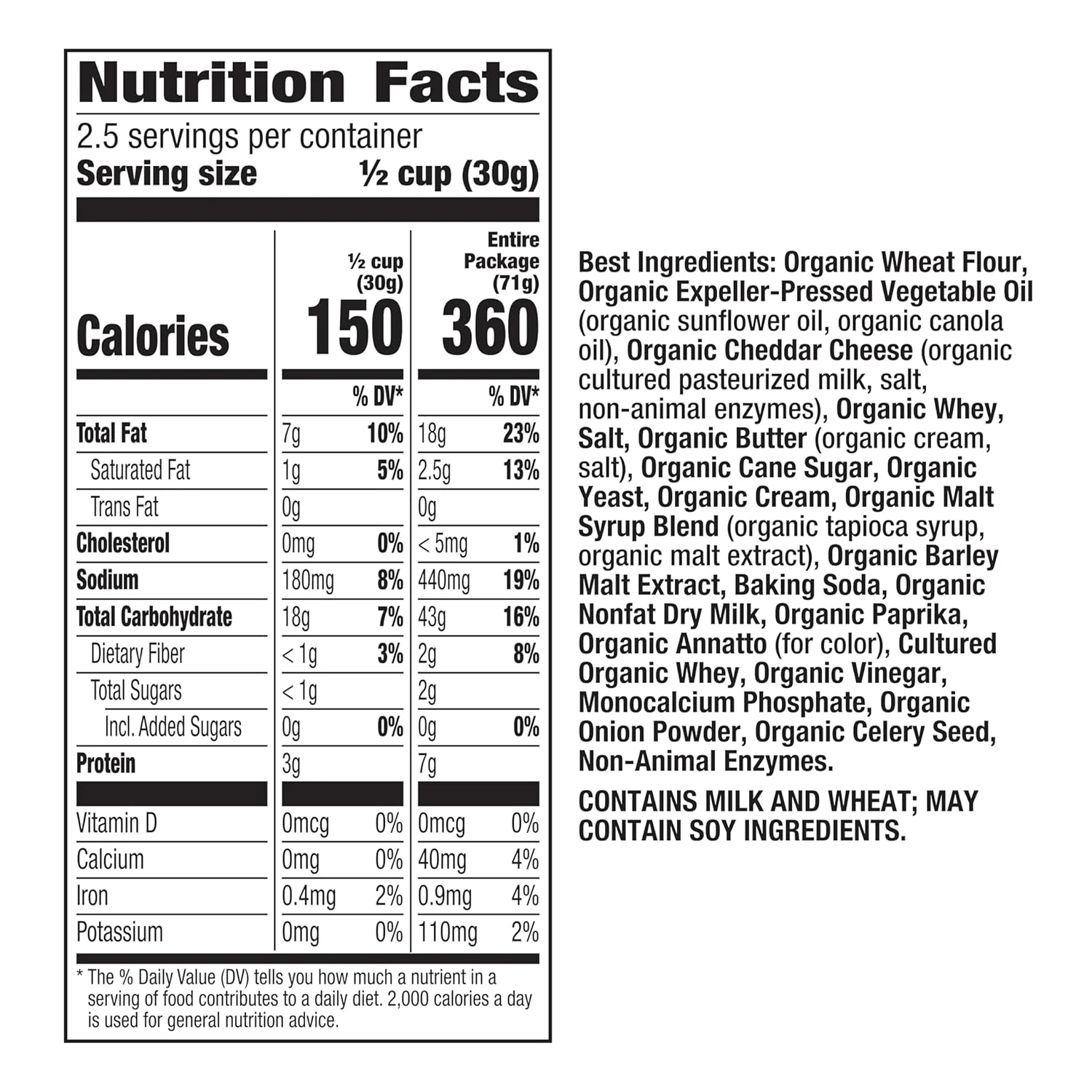 Organic Cheddar Snack Mix (12 Pack) - Image 4