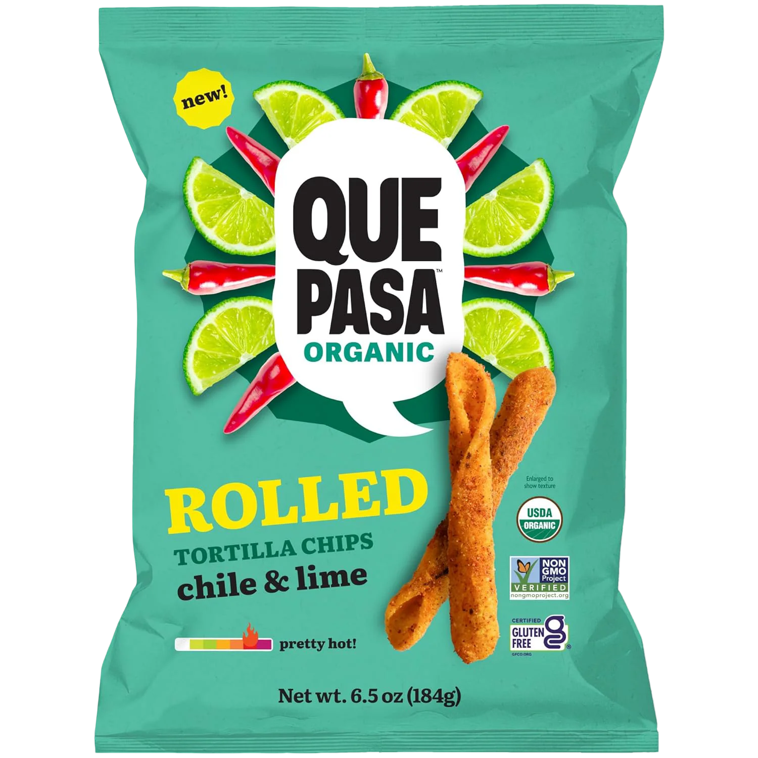 Organic Chile Lime Rolled Tortilla Chips