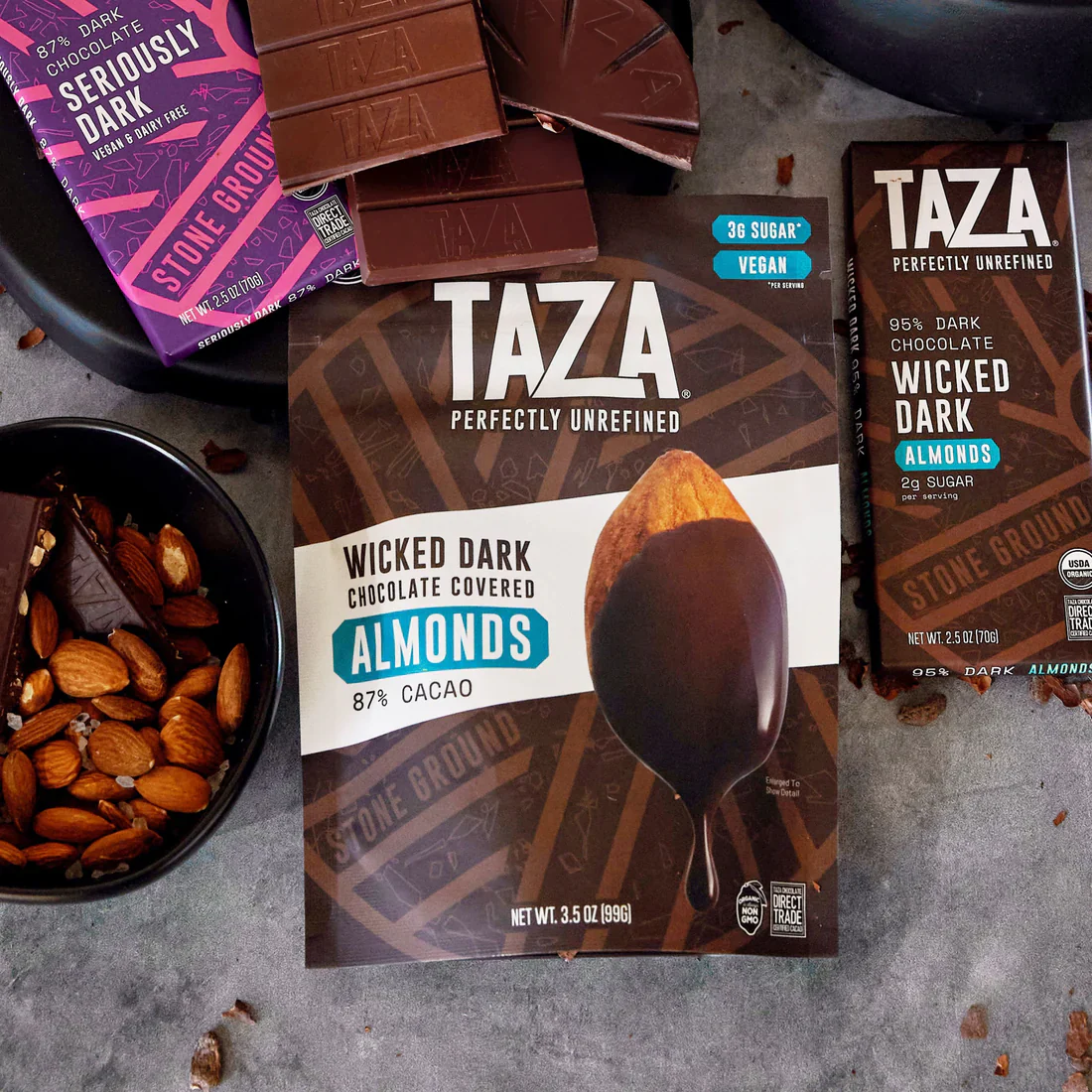 Wicked Dark Chocolate Covered Almonds - Image 2