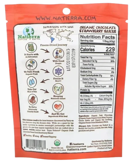 Organic Chocolate Strawberry Slices - Image 4