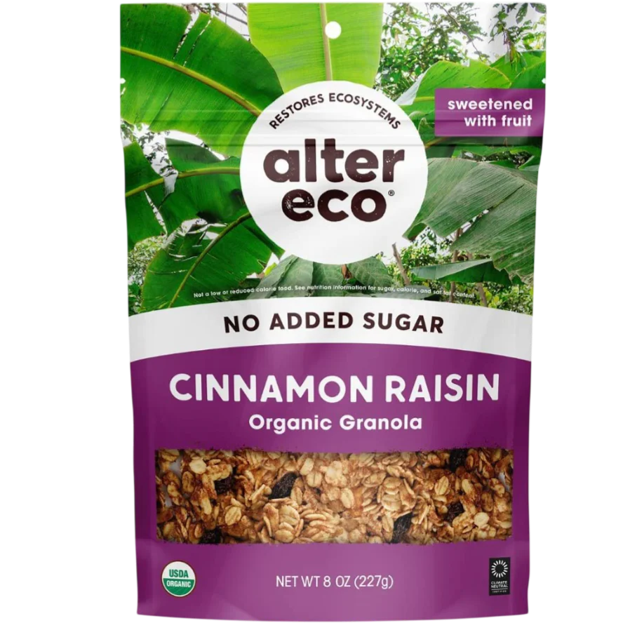 Organic Cinnamon Raisin Granola