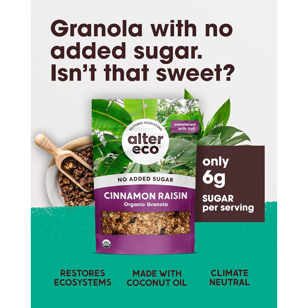 Organic Cinnamon Raisin Granola - Image 2