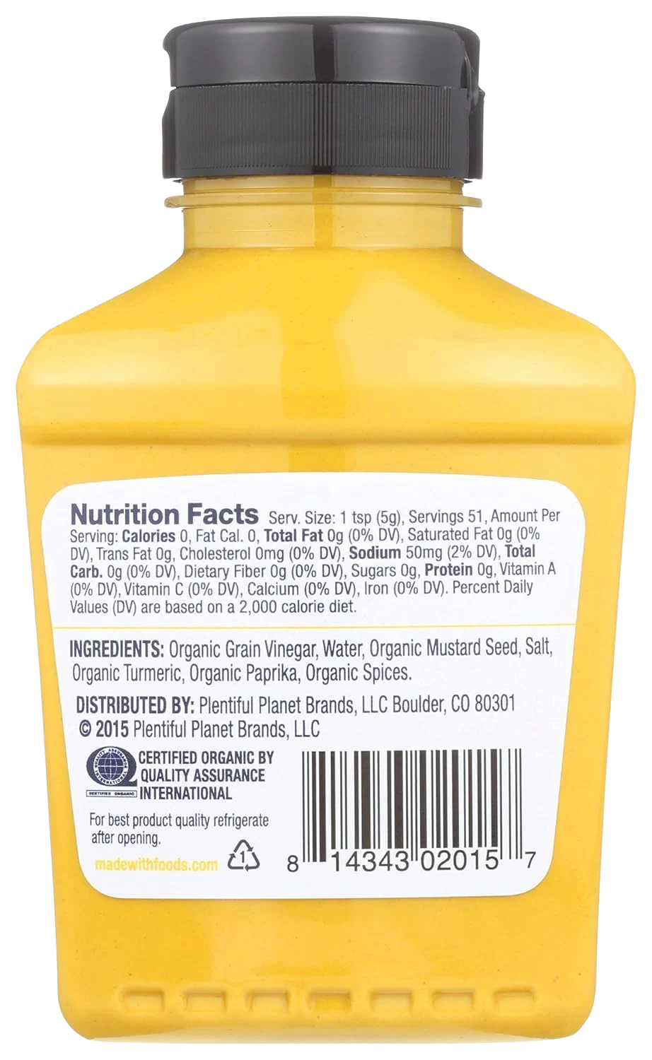 Organic Classic Yellow Mustard - Image 2