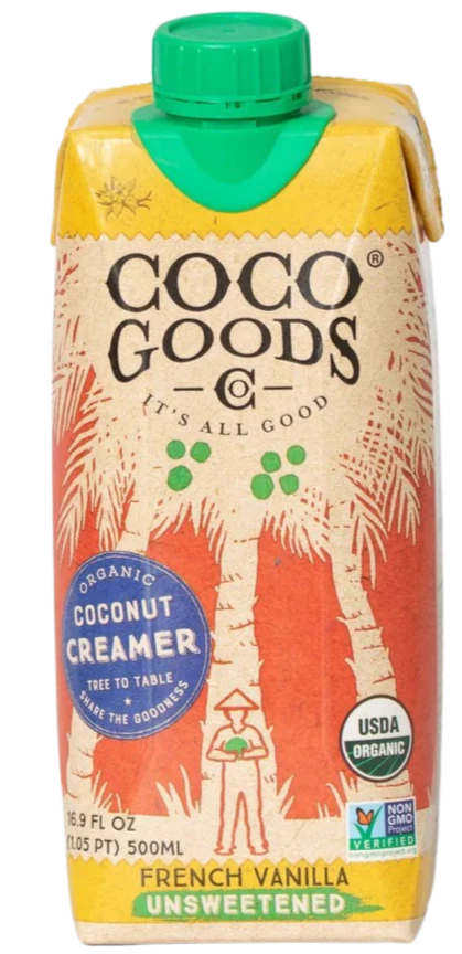 Organic Coconut Creamer - Unsweetened French Vanilla