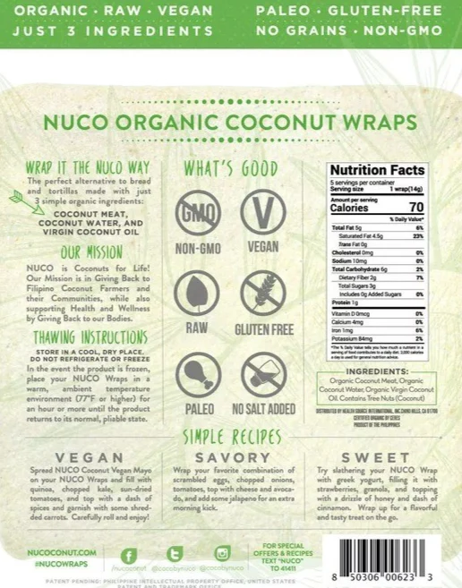 Organic Coconut Wraps - Image 3