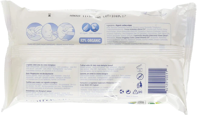 Organic Cotton Baby Wipes - Image 2