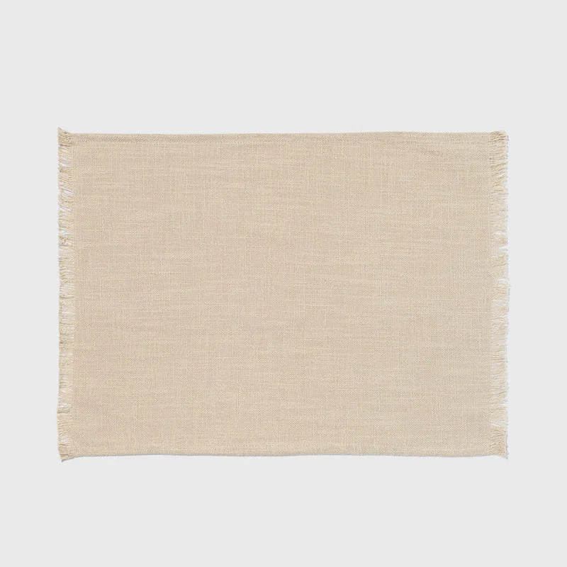 Organic Cotton Place Mats: Khaki (4 Set) - Image 2