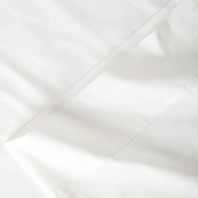 Organic Cotton Standard Pillow Cases - White (Set of 2) - Image 2