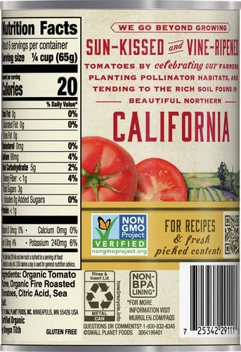 Organic Crushed Tomatoes - Fire Roasted - Image 2