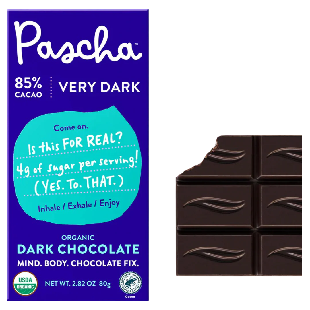 Organic Dark Chocolate Bar 85% Cacao