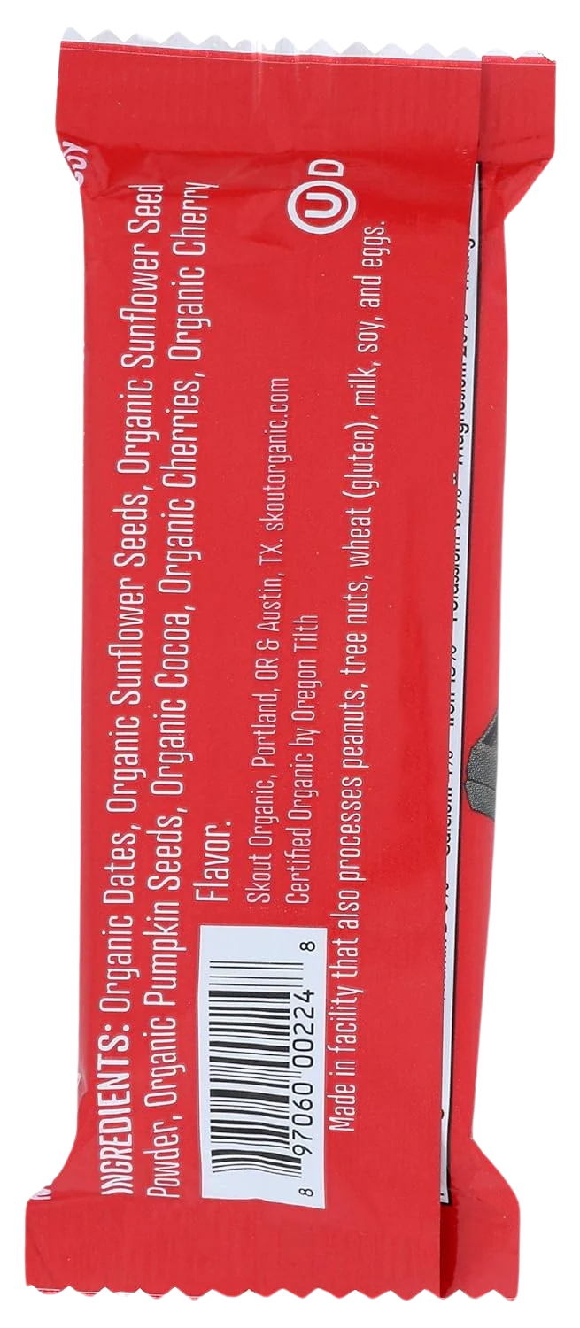 Organic Dark Chocolate Cherry Protein Bar (12 Pack) - Image 3