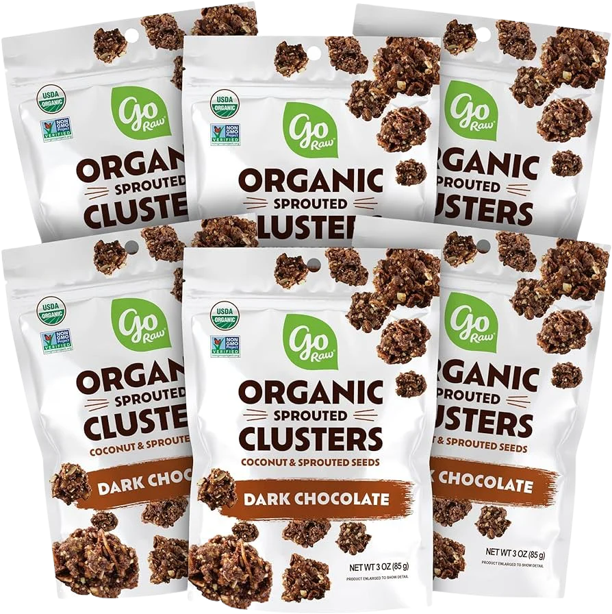 Organic Dark Chocolate Clusters (6 Pack)