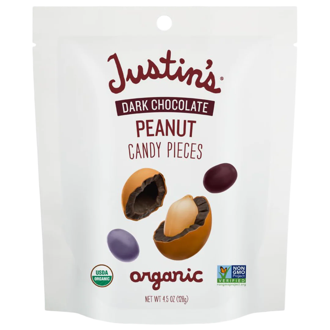 Organic Dark Chocolate Peanut Candy Pieces