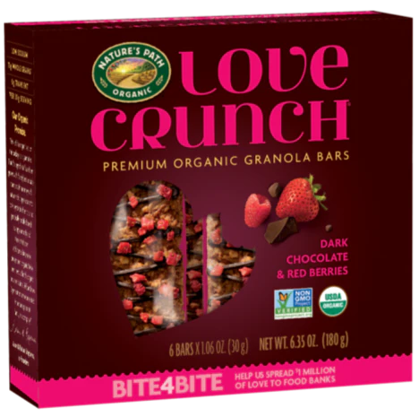 Organic Dark Chocolate & Red Berries Granola Bars 6Pk